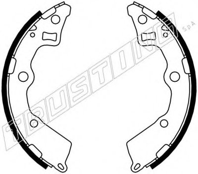 Комплект тормозных колодок TRUSTING купить