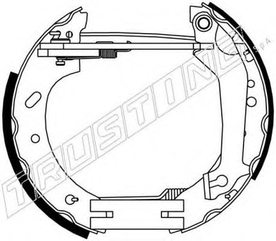 Комплект тормозных колодок FAST KIT TRUSTING купить