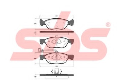 Комплект тормозных колодок, дисковый тормоз sbs купить