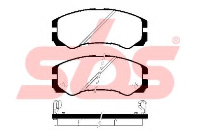 Комплект тормозных колодок, дисковый тормоз sbs купить