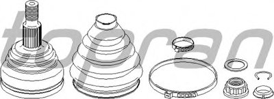 Шарнирный комплект, приводной вал TOPRAN купить