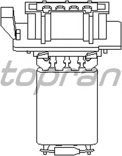 Сопротивление, вентилятор салона TOPRAN купить