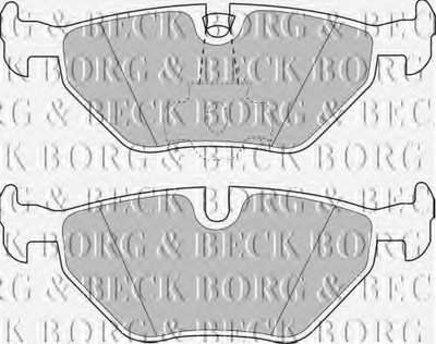BBP1591 BORG & BECK - Гальмівні колодки до дисків