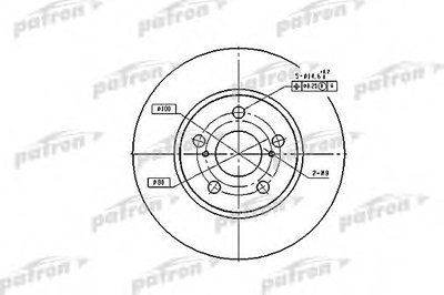 Тормозной диск PATRON купить