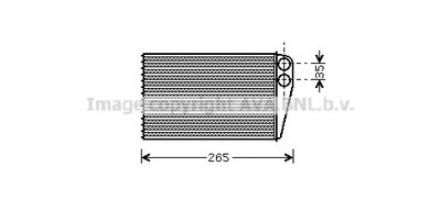 Теплообменник, отопление салона AVA QUALITY COOLING купить