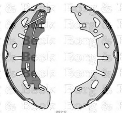 Комплект тормозных колодок BORG & BECK купить