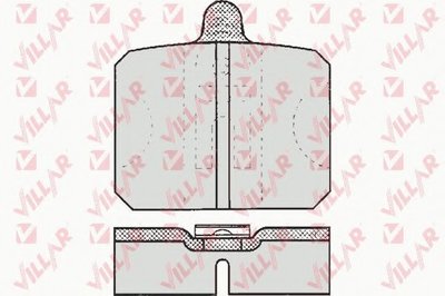 Комплект тормозных колодок, дисковый тормоз VILLAR купить