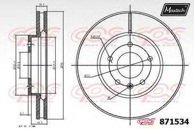 Тормозной диск R+ (Regular Plus) MAXTECH купить