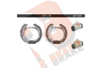 Комплект тормозных колодок R BRAKE купить