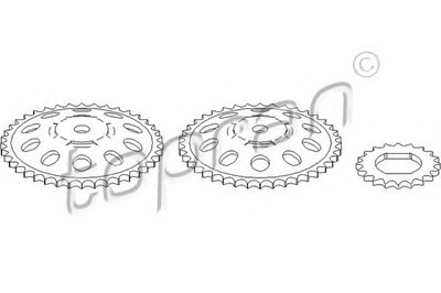 Комплект шестерней, управление двигателем TOPRAN купить
