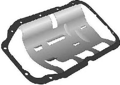 Прокладка масляного піддона двигуна (сталь/гума)