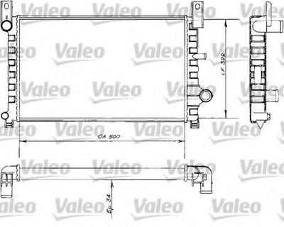 Радиатор, охлаждение двигателя VALEO купить