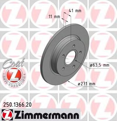 Тормозной диск COAT Z ZIMMERMANN купить