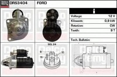 Стартер Remanufactured REMY (Light Duty) DELCO REMY купить