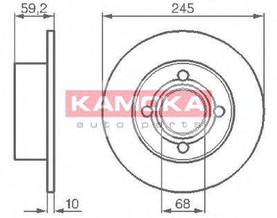 Тормозной диск KAMOKA KAMOKA купить