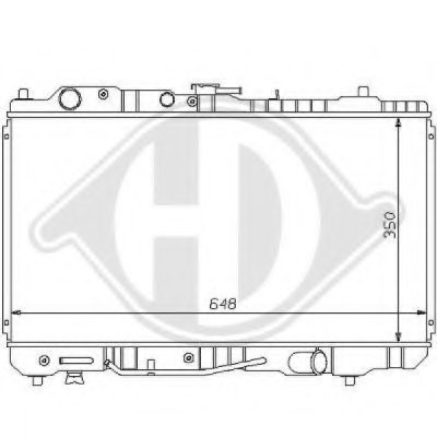 Радиатор, охлаждение двигателя DIEDERICHS купить