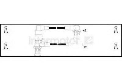 Комплект проводов зажигания Intermotor STANDARD купить