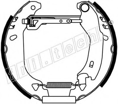 Комплект тормозных колодок FAST KIT fri.tech. купить
