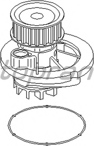 Водяной насос TOPRAN купить