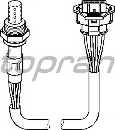 Датчик кислородный OPEL AGILA 1.0 12V 09.00-12.07; OPEL ASTRA G 09.00-01.05