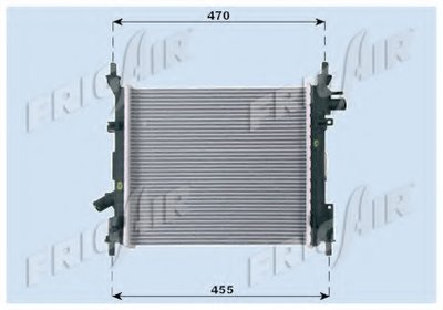 Радиатор, охлаждение двигателя FRIGAIR купить