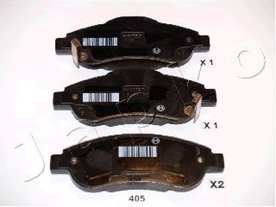 Колодки тормозные передние Honda Cr-v III, IV 1.6 - 2.4 (07-)(12-) (50405) JAPKO