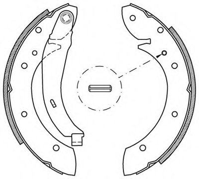 Комплект тормозных колодок ADVANCE OPEN PARTS купить