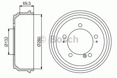 Тормозной барабан BOSCH купить