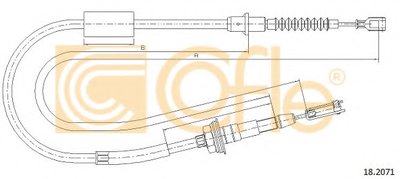 Тросик сцепления COFLE купить