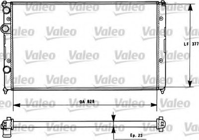 Радиатор, охлаждение двигателя VALEO купить