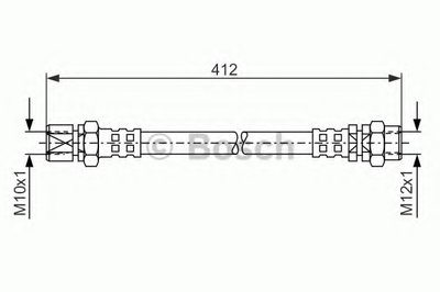 Тормозной шланг BOSCH купить
