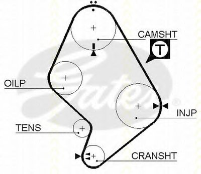 Ремень ГРМ TRISCAN купить