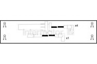 Комплект проводов зажигания Intermotor STANDARD купить