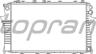 Радиатор, охлаждение двигателя TOPRAN купить