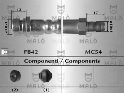 Тормозной шланг MALÒ купить