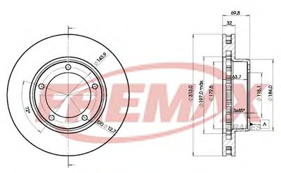 Тормозной диск Premium Carbon + FREMAX купить