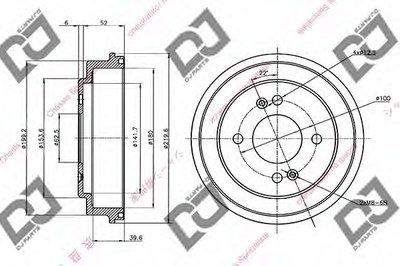 Тормозной барабан DJ PARTS купить