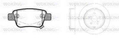 Комплект тормозов, дисковый тормозной механизм WOKING купить