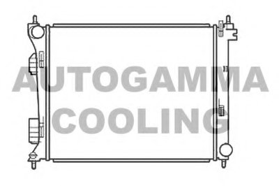 Радиатор, охлаждение двигателя AUTOGAMMA купить