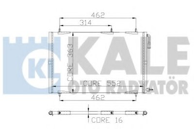 Конденсатор, кондиционер KALE OTO RADYATÖR купить