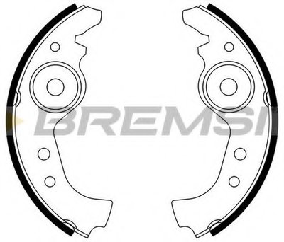 Комплект тормозных колодок BREMSI купить