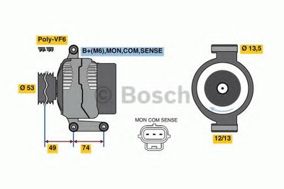 Генератор BOSCH купить