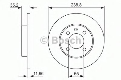 Тормозной диск BOSCH купить