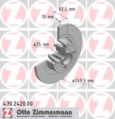 Тормозной диск ZIMMERMANN купить