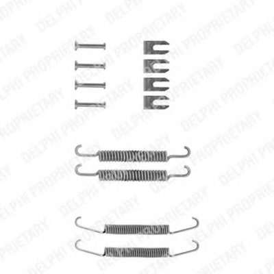 Комплектующие, тормозная колодка DELPHI купить