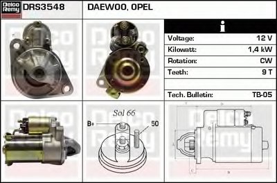 Стартер Remanufactured REMY (Light Duty) DELCO REMY купить