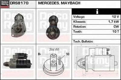 Стартер Remanufactured REMY (Light Duty) DELCO REMY купить