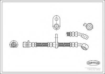 Тормозной шланг CORTECO купить