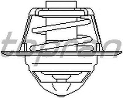 Термостат, охлаждающая жидкость TOPRAN купить