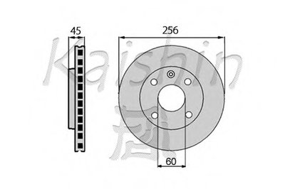 Тормозной диск KAISHIN купить